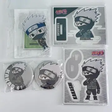 NARUTO 캔뱃지 아크릴 스탠드 카카시 세트