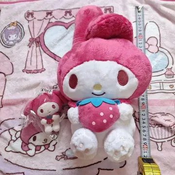 마이멜로디 딸기 봉제 인형 제일복권 마스코트 세트 마이멜로디