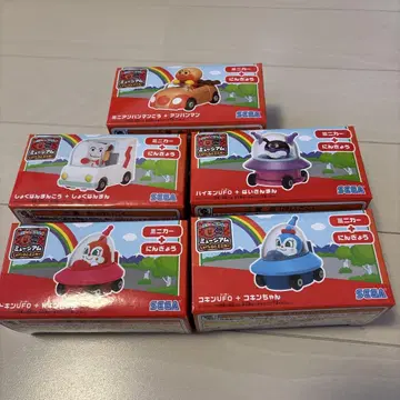 호빵맨 미니카 5개 세트 SEGA