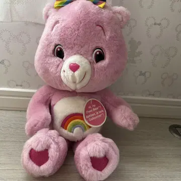 케어 베어 봉제 인형 핑크