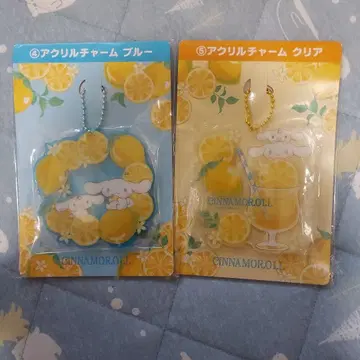 시나모롤 제일복권 아크릴 참 2개 세트