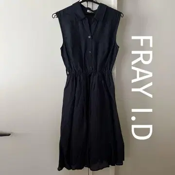 잡지 게재] 하자 있음 FRAY.ID 셔츠 원피스 린넨