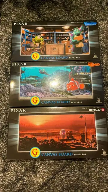 Happy 복권 / PIXAR 2025 G상 캔버스 보드 총 3종 컴프