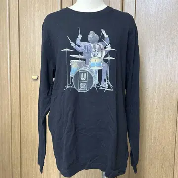 UNISON SQUARE GARDEN 아슈라 롱 T 블랙 M