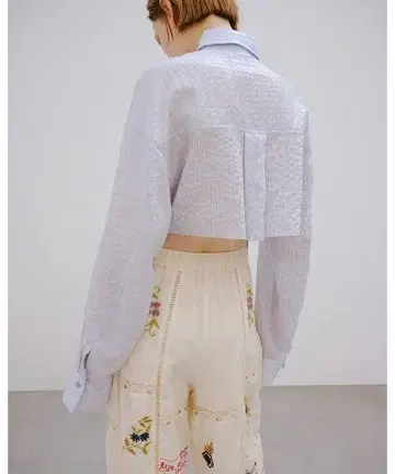TODAYFUL 스트라이프 숏 셔츠