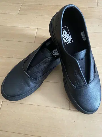 반스 오센틱 가죽 블랙