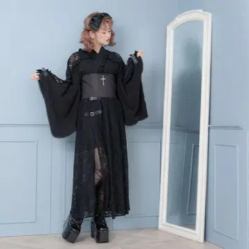 2WAY 어깨 레이스 버클 벨트 셋업 유카타 오비 리본
