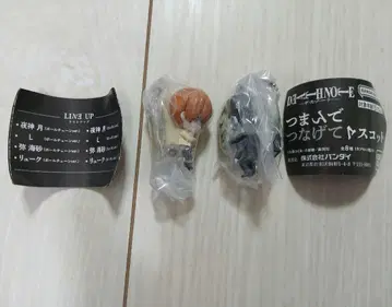 미사용  집어 연결 마스코트 데스노트 라이트 류쿠 세트 가챠