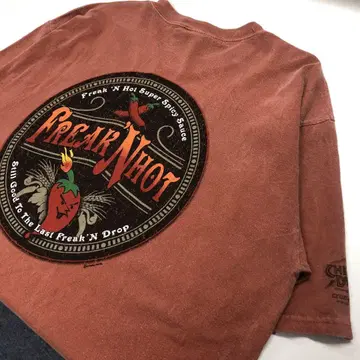 crazy shirts 하와이 고추 캐릭터 티셔츠 빨간색 남성용 XL