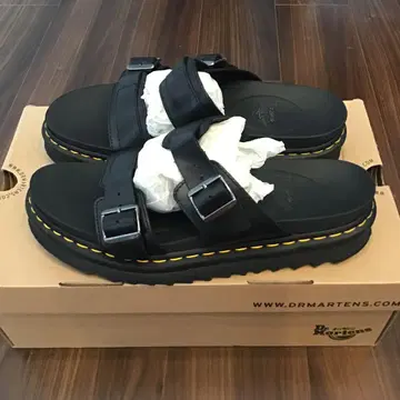 Dr. Martens MYLES 샌들 블랙 UK10 마틴 통굽