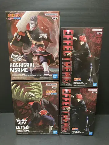 NARUTO VIBRATION STARS 제츠 가키 상어 전갈 4개 세트
