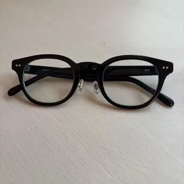 Zeff 블랙 라운드 안경 (조광, 도수 포함)