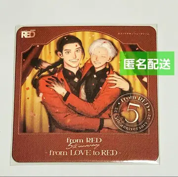 from RED 5th 코스터 새벽의 노래 유노이치카 콜라보 카페
