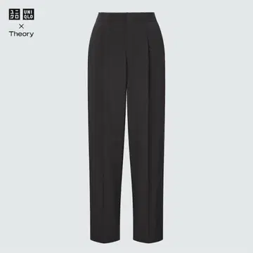 유니클로 띠어리 감동 턱 이지 팬츠 BLACK L 사이즈