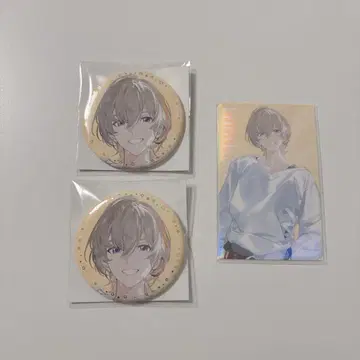 니지산지 SUISAI RAIN 카즈라 카즈토 캔뱃지 카드