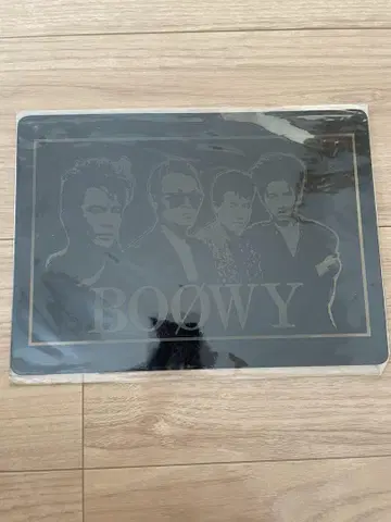 BOOWY 도쿄돔 기념품 기념 굿즈 문구 책받침 블랙