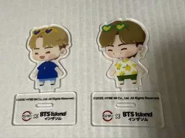 BTS Island 인더솜 스시로 지민 테테 아크릴 스탠드