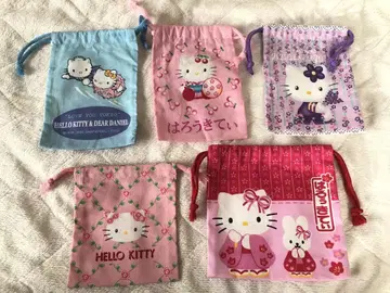산리오 키티 미니 복조리 묶음 판매 헤이세이 레트로