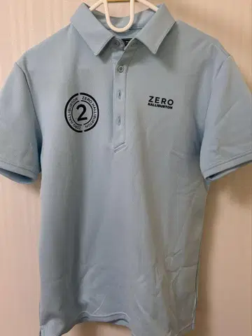 ZERO HALLIBURTON 피케 셔츠 라이트 블루