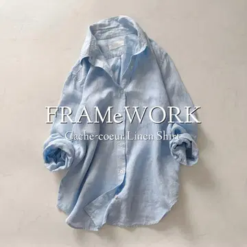 프레임워크 FRAMeWORK 린넨 2way 카슈쿨 셔츠 38