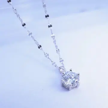 싱글 볼 다이아 목걸이 diamond Necklace