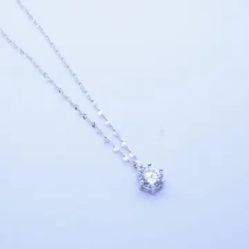 싱글 볼 다이아 목걸이