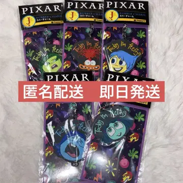 디즈니 픽사 해피 복권 러버 참 5종 세트 인사이드 헤드