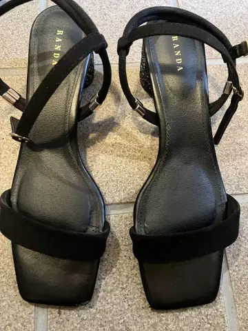 반짝반짝 샌들 블랙