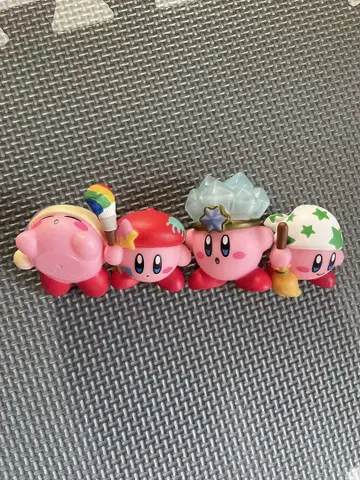 커비 피규어 4종 세트