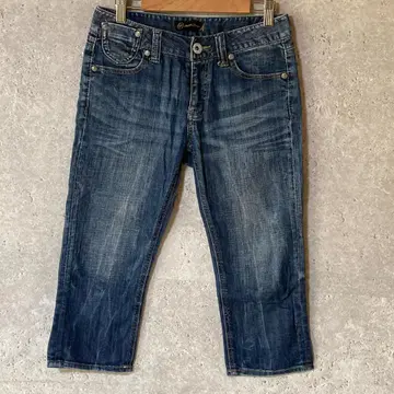 Oririn Jeans(ONE) 하프 데님 팬츠 * 청바지 * 큐빅