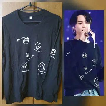 새상품 JIMIN 착용 티셔츠 S 사이즈