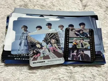 SixTONES CD 혜택 클리어 파일 세트