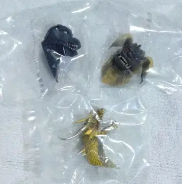 제일복권 고질라 대괴수열전 G G상 몬스터 헤드 마그넷 3종