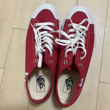 반스 레드 남성용 스니커즈 US 9H 27.5cm