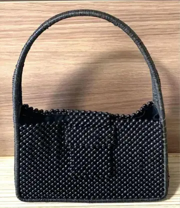 원 핸들 숄더 블랙 바스켓백 안쪽 천 덧대기