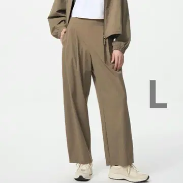 이번 시즌 신상품 울트라 스트레치 액티브 와이드 팬츠 카키 L 완판템