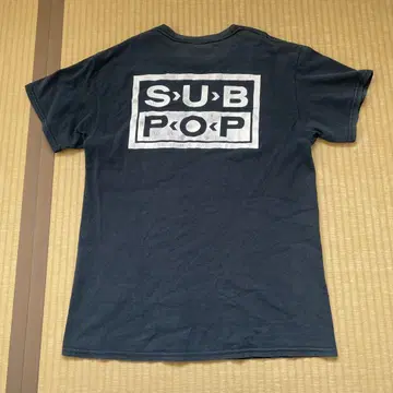 SUB POP 로고 티셔츠 LOSER 로고 포켓 티셔츠 서브 팝 티셔츠