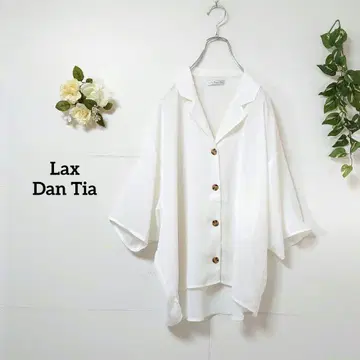 Lax Dan Tia 테일러드 자켓 셔츠 자켓 얇은 소재 L