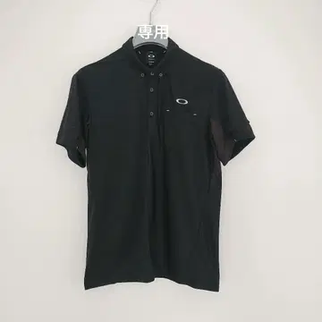 OAKLEY 오클리 골프 버튼 다운 피케 셔츠 XL 사이즈 블랙