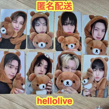 ATEEZ hellolive 대면 영통 혜택 트레이딩 카드 컴프