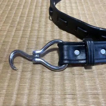 TORY LEATHER 후크 버클 벨트 34 브라이들 가죽