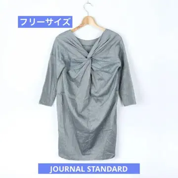 원피스 오분 소매 미니 여성용 F 사이즈 JOURNAL STANDARD
