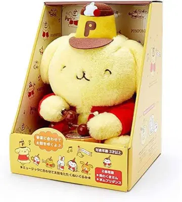 산리오 레어 폼폼푸딩 무빙 인형 봉제 인형 니코니코 마치