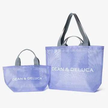 DEAN & DELUCA 메쉬 토트 라일락 S&L 사이즈 세트