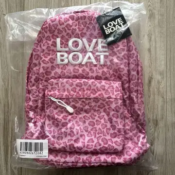 LOVE BOAT 레오파드 무늬 백팩 백팩