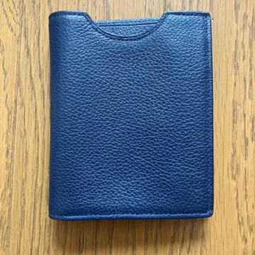 UNITED ARROWS 천연 가죽 케이스 네이비