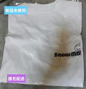 Snow Man SnowWorld 로고 티셔츠 화이트 미사용 새상품