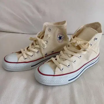 컨버스 올스타 아이보리 하이컷 23cm