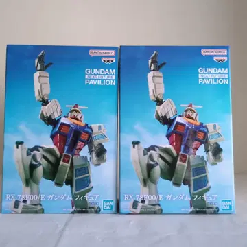 건담 RX-78F00/E 피규어 남코 한정판 2개 세트
