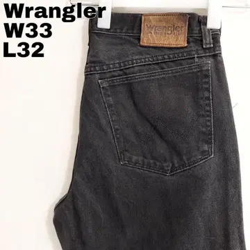 Wrangler 랭글러 W33 블랙 데님 하의 블랙 13498